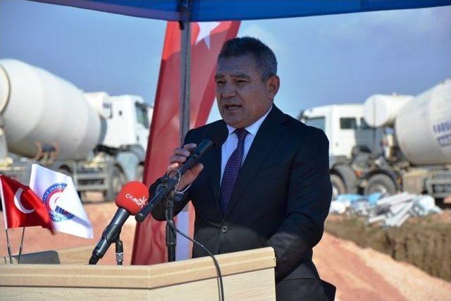 Biga Meslek Y&uuml;ksekokulu Binasının Temeli T&ouml;renle Atıldı 1