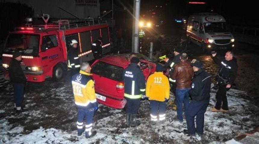 Otomobili Aldıkları Gün Kaza Yaptılar: 3 Öldü