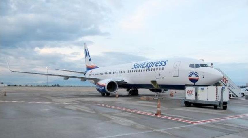 Sunexpress'in Yeni U&ccedil;ağı Tc-Sod Antalya'ya Indi