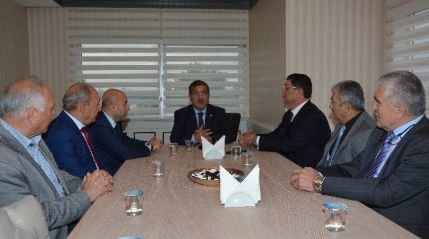 Emniyet M&uuml;d&uuml;r&uuml; Uzunkaya, Aesob&rsquo;u Ziyaret Etti