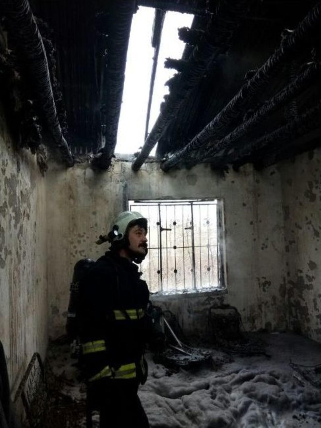 Van&rsquo;da Ev Yangını