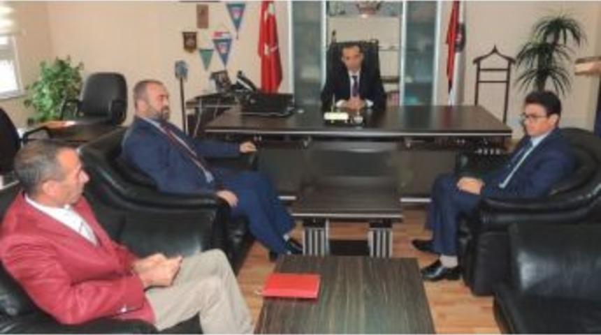 Anamur M&uuml;ft&uuml;s&uuml; &Ccedil;ınar&rsquo;dan Emniyet M&uuml;d&uuml;rl&uuml;ğ&uuml;&rsquo;ne Taziye Ziyareti