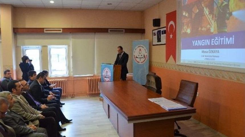 Milli Eğitimden Okul Ve Kurumlara Yangım Eğitimi