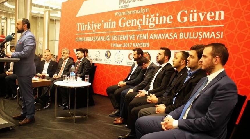 Ak Parti Kayseri Milletvekili Taner Yıldız: &ldquo;referandum Parti Meselesi Değil&rdquo;