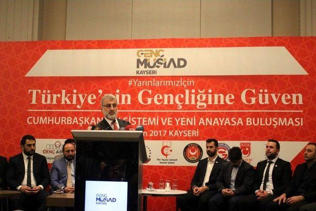 Ak Parti Kayseri Milletvekili Taner Yıldız: “referandum Parti Meselesi Değil”