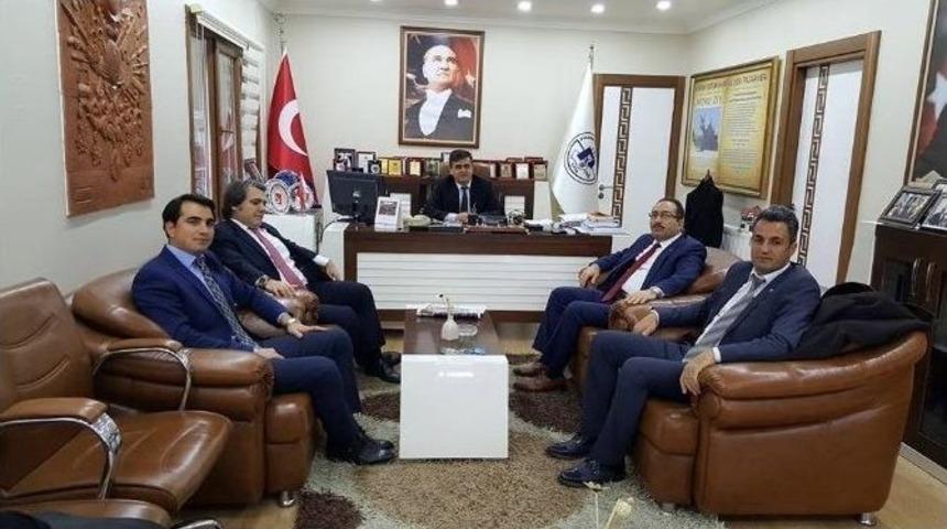 İl Gıda Tarım Ve Hayvancılık İl M&uuml;d&uuml;r&uuml; Yıldız&rsquo;dan Başkan Yal&ccedil;ın&rsquo;a Ziyaret