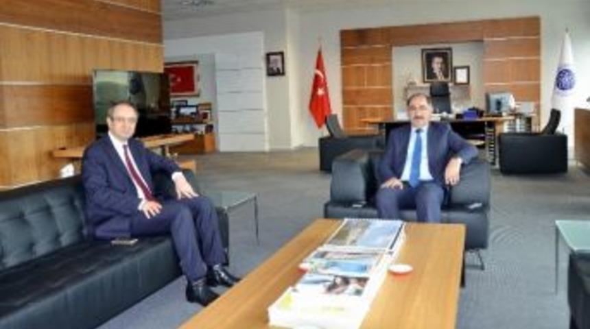 &Ccedil;erkezk&ouml;y Kaymakamı Kubilay Rekt&ouml;r Şimşek&rsquo;le Vedalaştı