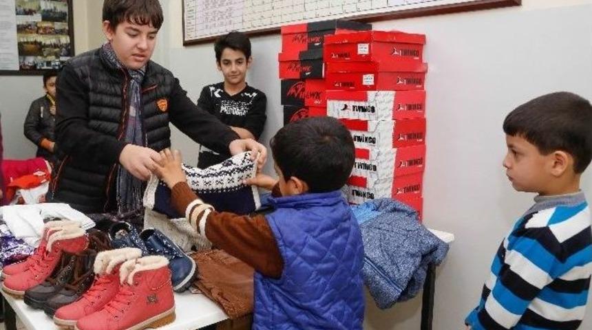 Yetimleri &lsquo;kardeşim &Uuml;ş&uuml;mesin Projesi&rsquo; Sevindirdi