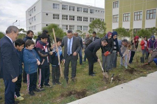 Çomü’de 44 Şehit İçin 44 Gül Dikildi