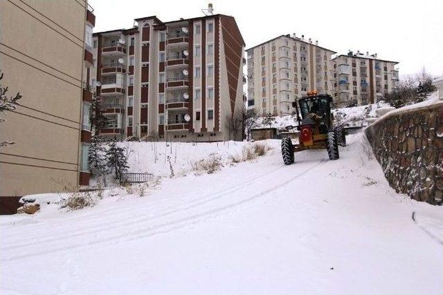 Bayburt’ta Karla Mücadele Çalışmaları Devam Ediyor