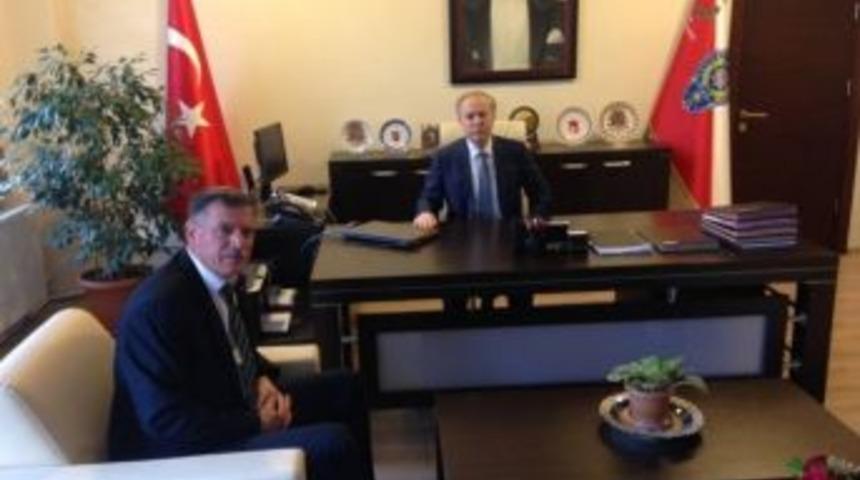 Başkan Duymuş&rsquo;tan İl Emniyet M&uuml;d&uuml;r&uuml; Namal&rsquo;a Taziye Ziyareti