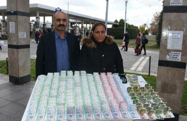 Duman Üfleyip, 9 Bin Liralık Milli Piyango Bileti Çaldı