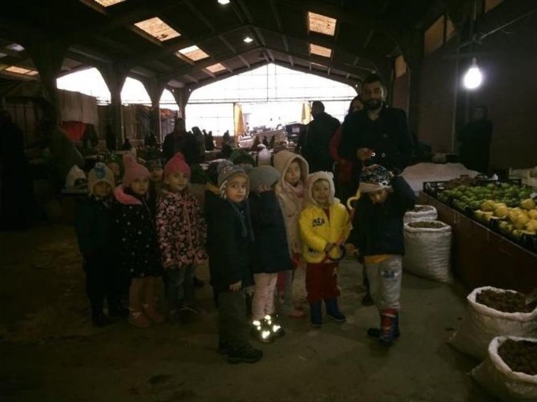 Ana Sınıfı &Ouml;ğrencileri Pazaryerini Gezdi