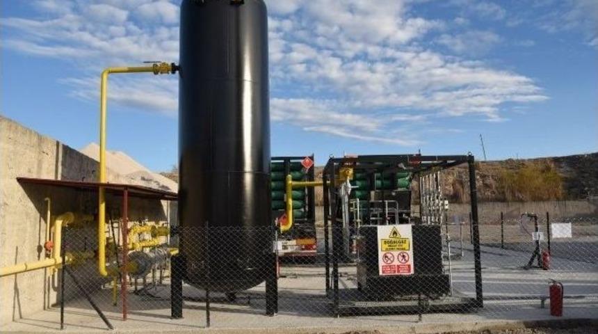 Belediye Asfalt Şantiyesi Doğalgaz Sistemine Ge&ccedil;ti