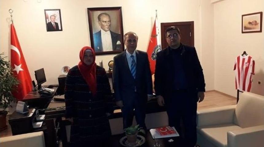 Diriliş Başkanları Bilecik İl Başkanlığı&rsquo;ndan İl Emniyet M&uuml;d&uuml;r&uuml; Namal&rsquo;a Ziyaret
