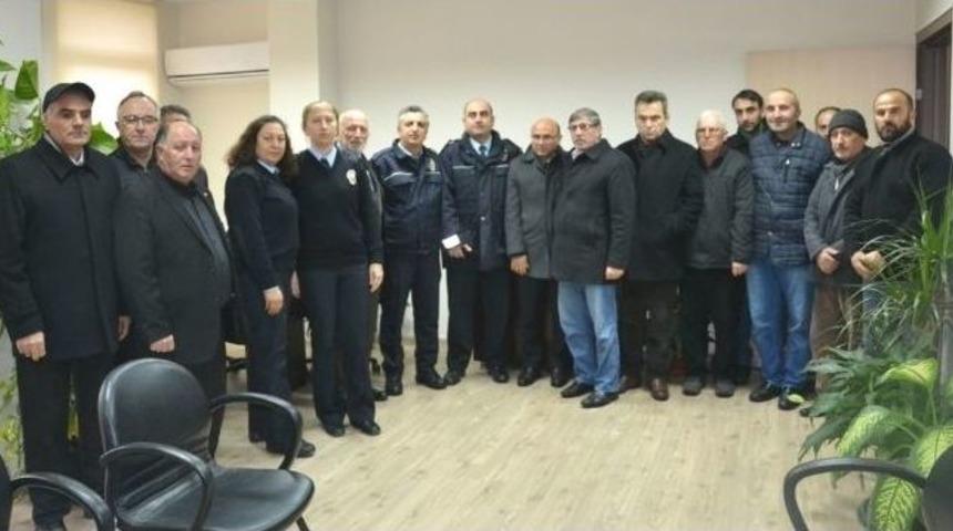 Polislere Başsağlığı Ziyareti