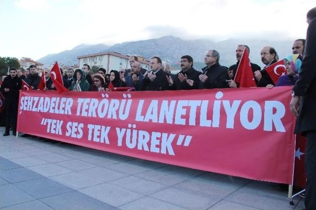 Şehzadeler Ter&ouml;re Karşı Tek Y&uuml;rek Oldu