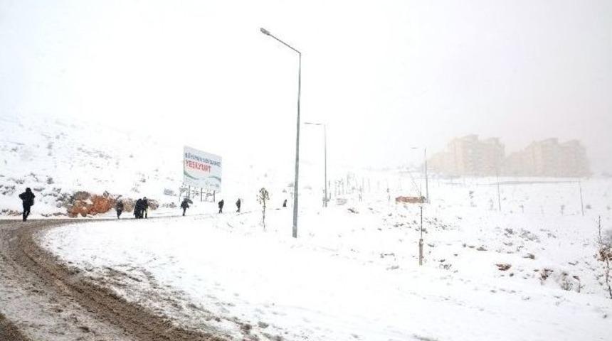 Malatya&rsquo;da Kar Yağışı