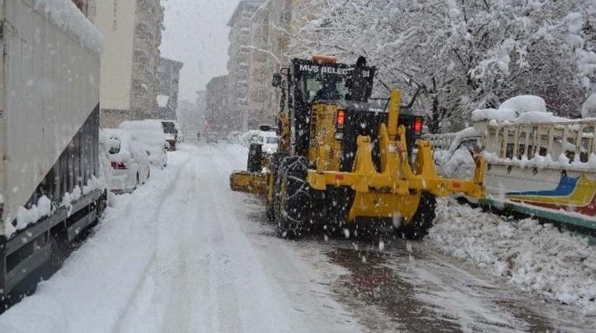 Belediye Ekiplerinden Kar Seferberliği