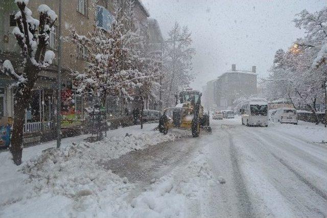 Belediye Ekiplerinden Kar Seferberliği