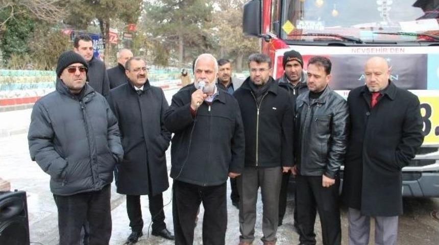 Nevşehir&rsquo;den Halep&rsquo;e 183. Yardım Tırı G&ouml;nderildi