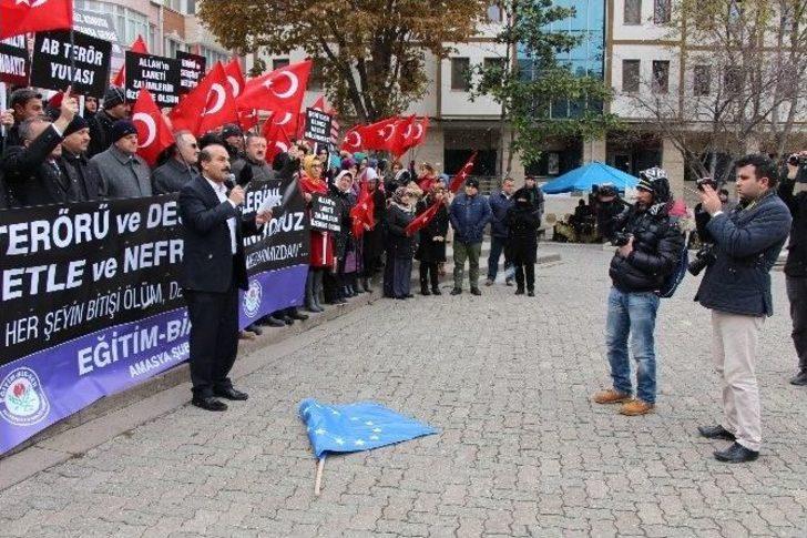 Amasya’da Terör Protesto Edildi G1