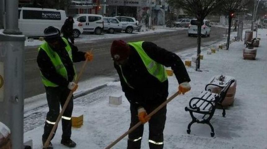 Seydişehir Belediyesi&rsquo;nde Karla M&uuml;cadele &Ccedil;alışmaları