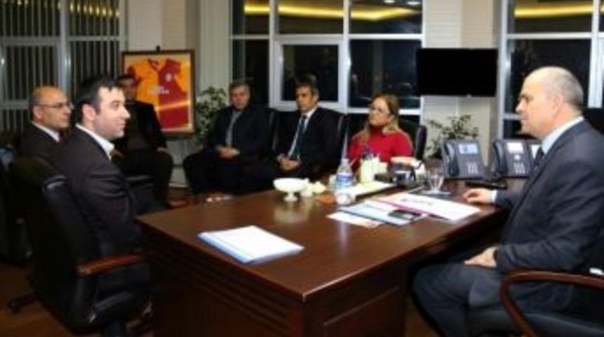 Rekt&ouml;r Kılı&ccedil; Ve Senato &Uuml;yelerinden İl Emniyet M&uuml;d&uuml;r&uuml; Altunay&rsquo;a Destek Ve Taziye Ziyareti