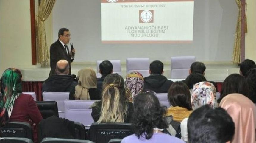 &Ouml;ğretmenlere Teog Değerlendirme Semineri Verildi