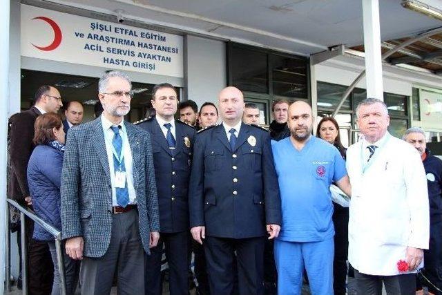 İstanbul Emniyetinden Şişli Etfal Hastanesine Anlamlı Ziyaret