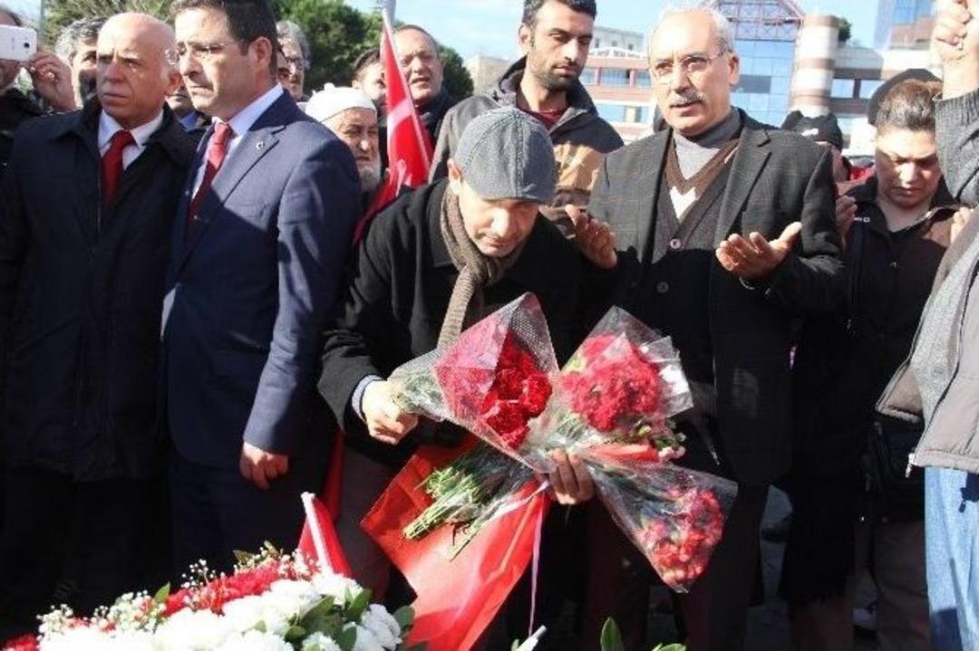 27 Stk&rsquo;nın Temsilcisi Şehitler Tepesi&rsquo;nde Ter&ouml;r&uuml; Lanetledi