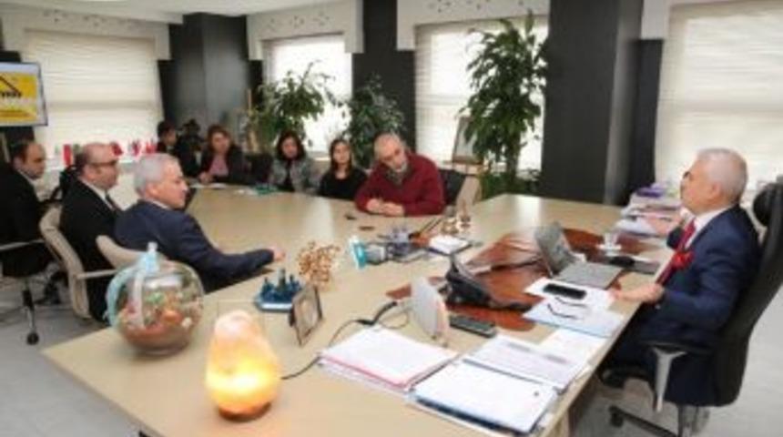 T&uuml;rkiye Sağlıklı Kentler Birliği&rsquo;nden Başkan Bozbey&rsquo;e Ziyaret