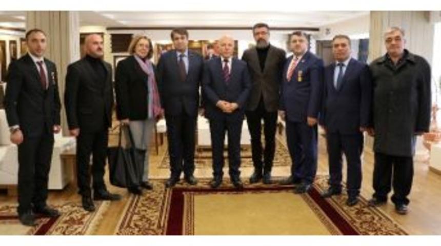 Gazilerden Başkan Sekmen&rsquo;e Ziyaret