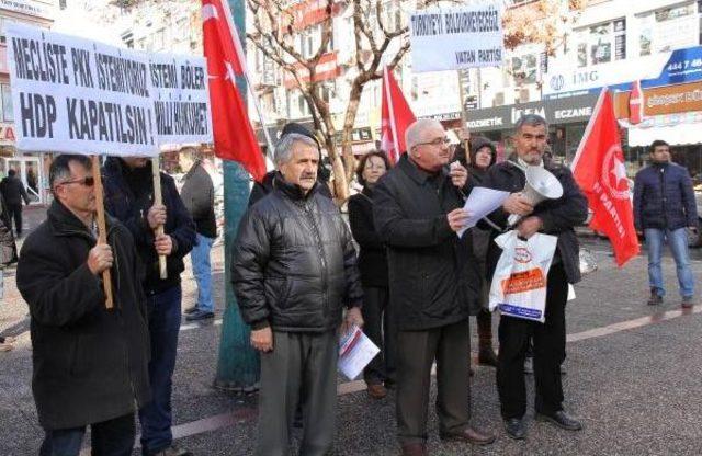 Vatan Partisi, Hdp'nin Kapatılmasını Istedi