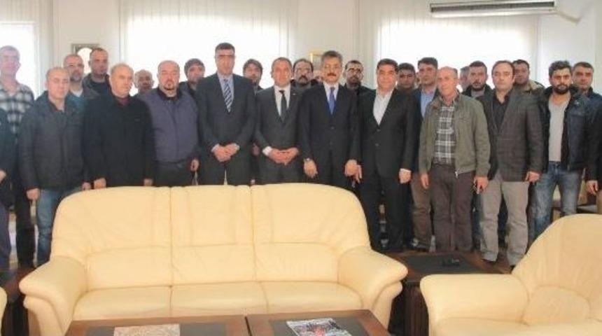 Sendika Temsilcilerinden Emniyete Taziye Ziyareti