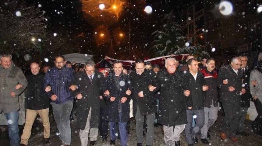 Kavak&rsquo;ta Ter&ouml;re Lanet Mitingi