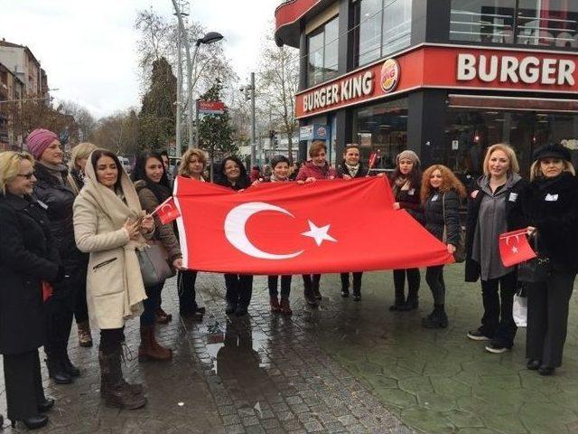 Tkb Başkanı Yağan Teröre Tepki Eylemi Yaptı