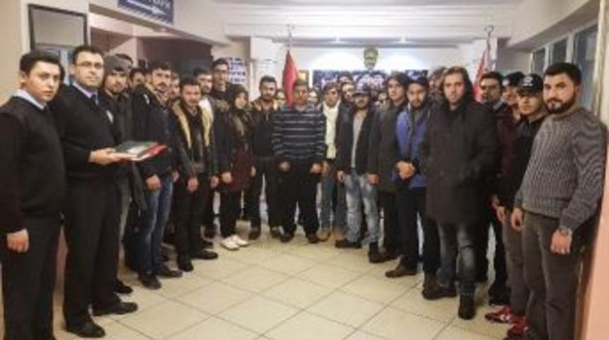 &Uuml;niversite &Ouml;ğrencilerinden Emniyet M&uuml;d&uuml;rl&uuml;ğ&uuml;ne Moral Ziyareti