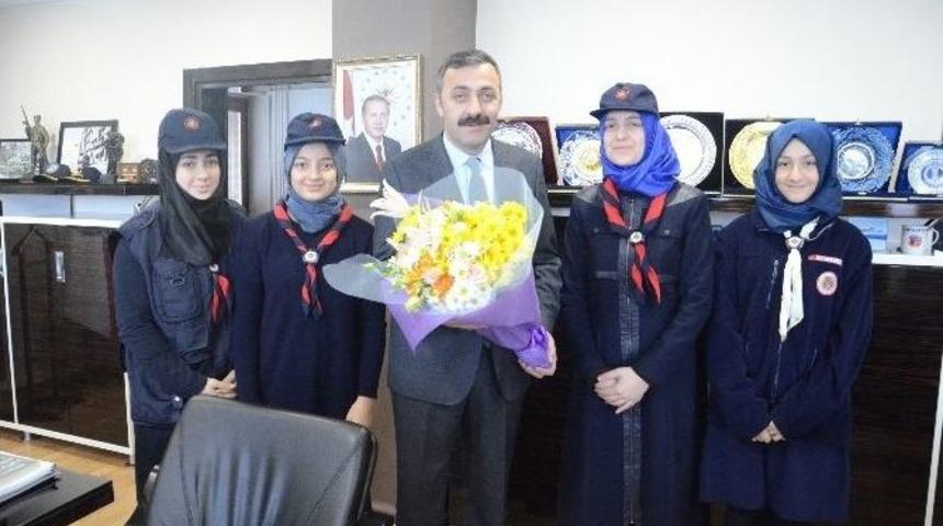İzcilerden "polisimin Yanındayım" Ziyareti
