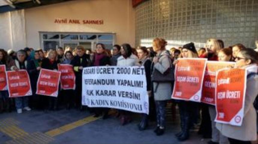 Disk'li Kadınlardan Asgari &Uuml;cret I&ccedil;in 2 Bin Lira &Ouml;nerisi