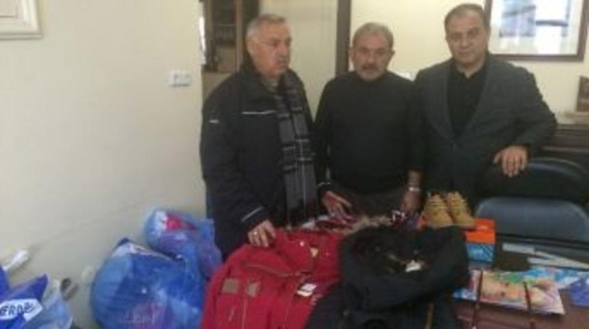 Kulu&rsquo;da &Ouml;ğrencilere Bot Ve Mont Yardımı