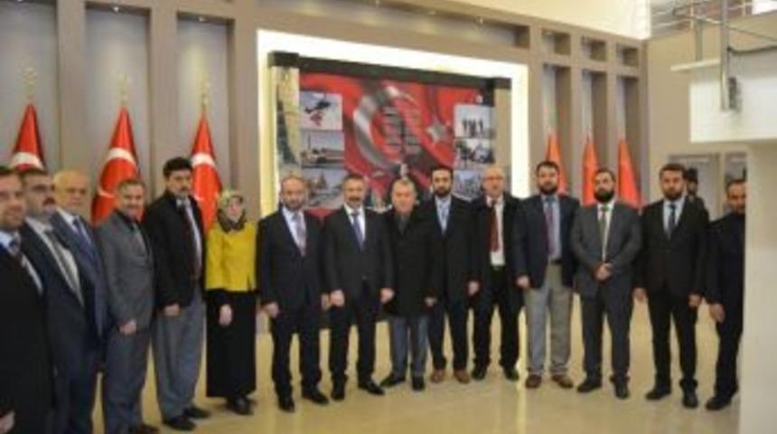 M&uuml;ft&uuml;l&uuml;k Personellerinden İl Emniyet M&uuml;d&uuml;r&uuml; Din&ccedil;&rsquo;e Başsağlığı Ziyareti