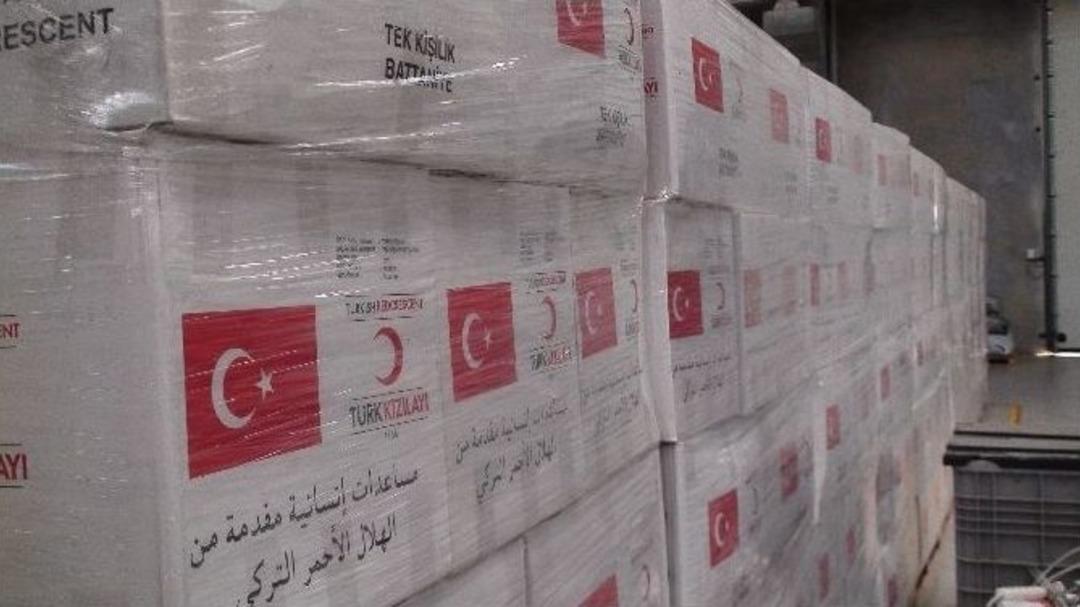 Kızılay İstanbul Şubesi Halep Halkı İ&ccedil;in Seferber Oldu