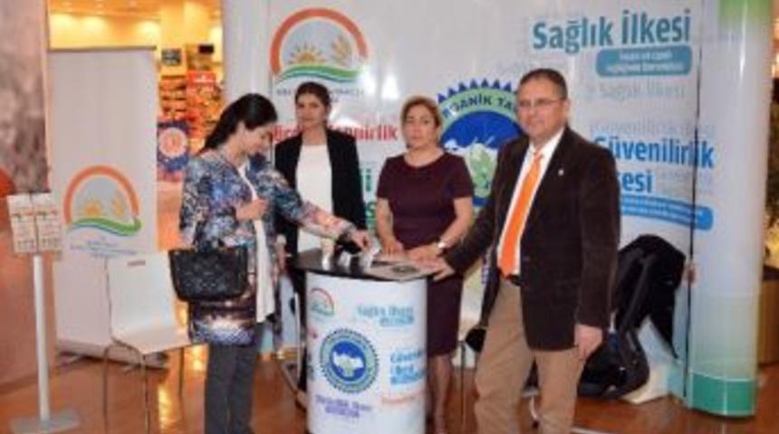 &Ccedil;evreye Ve İnsana Dost Organik Tarım Standı A&ccedil;ıldı