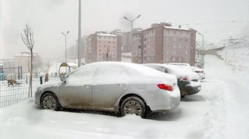 Van'da Kar Yolları Kapattı