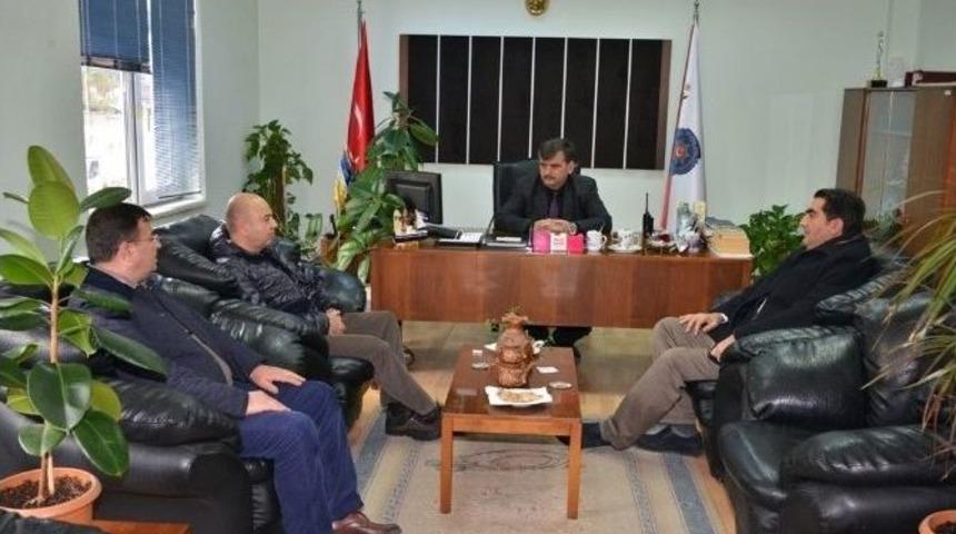 Gediz Belediye Başkanı Saraoğlu&rsquo;ndan İl&ccedil;e Emniyet M&uuml;d&uuml;rl&uuml;ğ&uuml;&rsquo;ne Taziye Ziyareti