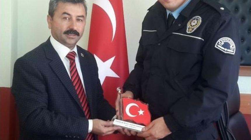 Başkan Cavit Erdoğan&rsquo;dan Polise Taziye Ziyareti