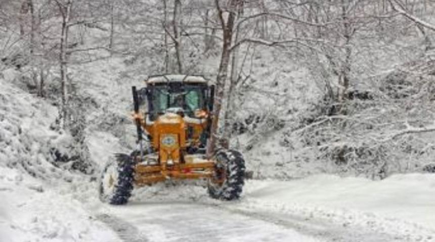 Giresun’da Kar Etkili Oldu: 377 Köy Yolu Ulaşıma Kapandı