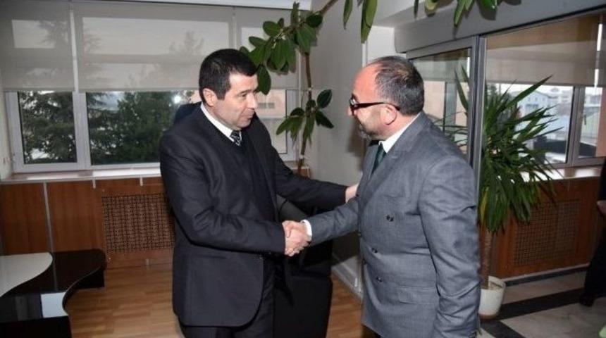 Başkan &Uuml;z&uuml;lmez, Emniyet M&uuml;d&uuml;r&uuml; Denizci&rsquo;yi Ziyaret Etti