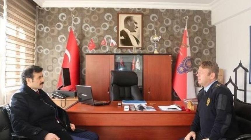 Kaymakam G&ouml;zen&rsquo;den Emniyet M&uuml;d&uuml;rl&uuml;ğ&uuml;&rsquo;n&uuml; Ziyaret